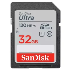 Tarjeta de Memoria SD Sandisk SDXC Ultra 32GB 120MB/s C10 - SDSDUN4-032G-GN6IN