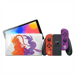 Consola Nintendo Switch OLED Pokémon Scarlet & Violet Edition 64GB – Rojo y Púrpura (HEG-S-KEAAA/EU)