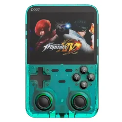 Consola Portátil D-007 Plus Pro 64GB Pantalla 3.5″ – Verde Transparente