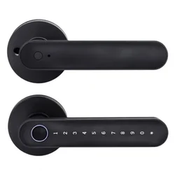 Cerradura Digital Satellite SL-69 Biométrica – Negro