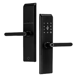 Cerradura Digital Satellite SL-83 Biométrica – Negro