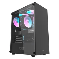 GABINETE DARKFLASH DK100 BLACK (1FAN C6) CX.F