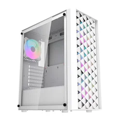 GABINETE DARKFLASH DK351 WHITE (4FAN ARGB) CX.F