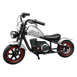 Moto Eléctrica Infantil Foston X100 Harley Bluetooth 16 km/h – Gris