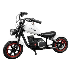 Moto Eléctrica Infantil Foston X100 Harley Bluetooth 16 km/h – Blanco