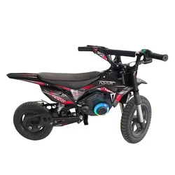 Motocicleta Eléctrica Infantil Foston X200 Bluetooth 20km/h – Negro y Rojo