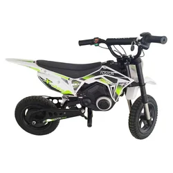 Motocicleta Eléctrica Infantil Foston X200 Cross Bluetooth 20km/h – Blanco y Verde