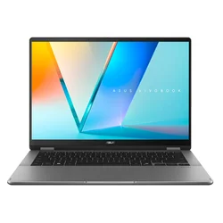 Notebook Asus VivoBook Flip Intel Core Ultra 7 16GB 1TB SSD Pantalla 14″ Full HD Touch Windows 11 Inglés Gris- TP3407SA-DS74T