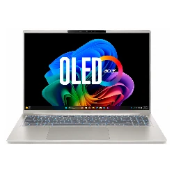 Notebook Acer Swift Go Intel Core Ultra 7-355 32GB RAM 1TB SSD Pantalla 16″ WQXGA OLED Windows 11 Inglés Plata – SFG16-I71T-79Q6