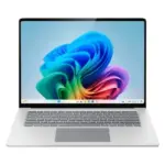 Notebook Microsoft Surface Platinum Snapdragon X Elite 16GB RAM 516GB SSD Pantalla 15″ 2K LCD Touch Windows 11 Inglés Platinum – ZHH-00001