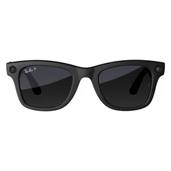 Gafas de Sol Ray-Ban Wayfarer RW4008 WiFi Meta IA 32GB – Negro Mate Transitions Grafito