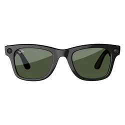 Gafas de Sol Ray-Ban Wayfarer Gen2 RW4012 WiFi Meta IA 32GB – Negro Brillante Lente Verde