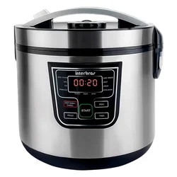 Olla Multicooker Eléctrica Interbras A10BR 5L 110V – Acero Inoxidable
