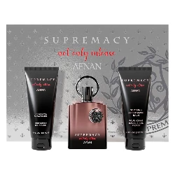 PERFUME AFNAN KIT SUPREMACY NOT ONLY INTENSE (PERF + SHOWER GEL + LOCA