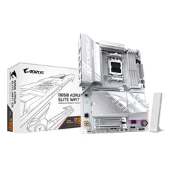 Placa Madre Gigabyte B850 Aorus Elite WiFi 7 Ice DDR5 Socket AM5 Chipset AMD B850 ATX