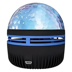 Proyector de Luz LED Satellite A-MH076 Giratorio – Negro