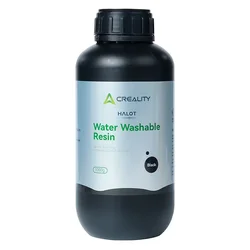 Resina Creality Halot Water Washable 1kg para Impresora 3D – Negro