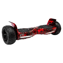 Scooter Eléctrico HYE HY-SC8.5 8.5″ OFF Road Bluetooth LED – Rojo Fuego