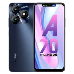 Smartphone Itel A70 A665L 256GB 4GB RAM Dual SIM LTE BR Pantalla 6.6″ – Negro (Caja Dañada)