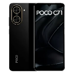 Smartphone Xiaomi Poco C71 Global 64GB 3GB RAM Dual SIM Pantalla 6.88″ – Negro (Sello Pequeño) (Caja Dañada)