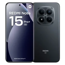 Smartphone Xiaomi Redmi Note 15 Pro+ 5G Global 512GB 12GB RAM Dual SIM Pantalla 6.83" - Negro
