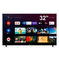 TV MTEK 32" HD MK32FSGH SMART GOOGLE TV WIFI/BT 2X HDMI 2X USB BORDE S