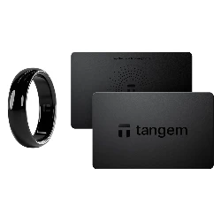 Billetera para Criptomonedas Tangem Ring + Anillo Size 11 – (2 Tarjetas)