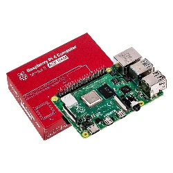 PC RASPBERRY PI 4 STARTER KIT 4GB+MEMO 16GB CASE PLASTIC/BLACK 219953