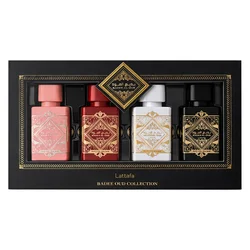 Kit Lattafa Bade’e Collection Eau de Parfum Unisex 25ml – 4 Unidades
